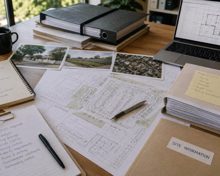 Information needed before planning drawings begin 